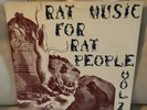 Rat Music For Rat People 2 LP rare 80’s hc punk mdc jfa dri dicks fang minutemen
