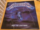 Metallica Ride The Lightning Lp Vinyl 1984 MEGAFORCE