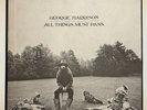 ALL THINGS MUST PASS George Harrison 1970 Triple LP Apple STCH 639 W/Poster