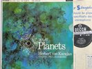 SXL 2305 ED1 Holst The Planets Karajan Vienna Philharmonic 1962 Decca 1st WBg