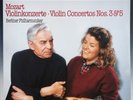Anne-Sophie Mutter SIGNED on back side: Mozart- Violin Concertos No 3 & 5 / DG