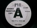 THE KINKS YOU STILL WANT ME PYE 7N 15636 RAY DAVE DAVIES 60'S BEAT PROMO