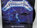 Metallica - Ride The Lightning - 1984 US Press Album (VG++) Ultrasonic Clean
