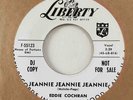 Rockabilly 45 EDDIE COCHRAN Jeannie Jeannie Jeannie/Pocketful Of Hearts HEAR WLP