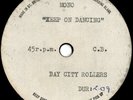 BAY CITY ROLLERS Keep On Dancing UK Emidisc 1-sided Acetate ‎VG 1971