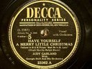 Judy Garland - Decca 78 RPM - “Have Yourself A Merry Little Christmas” Classic