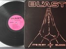 Bl'ast  – It's In My Blood  LP VINYL HARDCORE ROCK PUNK  TOP KBD SST RECORDS