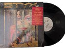 STYX Grand Illusion Record A&M 1977 LP FACTORY SHRINK WRAP Sticker w/Poster EX