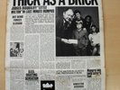 Jethro Tull/Thick As A Brick/1972 Chrysalis LP/Newspaper Sleeve