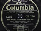 78 RECORD BILLIE HOLIDAY FIRST RECORD 1933 BENNY GOODMAN MOTHER'S SON-IN-LAW  E+