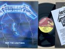 Metallica Ride the Lightning MFN 27 early UK vinyl pressing NM/NM superb + merch