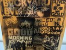 backyard babies silver and gold Band SIGNED Gold Vinyl Very Rare Autographed