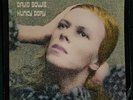 David Bowie HUNKY DORY Vinyl LP VG+/VG+ 1971  Sepia Insert  3T/3T SF 8244