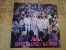 AGNETHA HAND SIGNED 1980s VG+ABBA – Super Trouper / The Piper SLEEVE ONLY 45