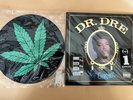 DR DRE The Chronic LP Limited IVC Edition Green Vinyl Slipmat Corner Dent NEW
