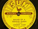 Johnny Cash 78 Big River / Ballad Of A Teenage Queen SUN 283 rockabilly country