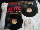 Kiss Alive II DBL. LP Casablanca NBLP 7076 NM STERLING CRC W/TATTOO SHEET
