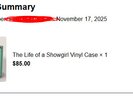 PRESALE  Taylor Swift - The Life Of A Showgirl Vinyl Case NEW IN BOX