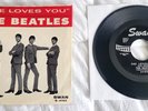 Beatles -She Loves You/I'll Get You w/ Sleeve Swan S-4152 45 Vinyl EX/VG+