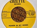 45 RPM Cleftons Gospel Singers COZETTE 2012 Power in my Bones GA ROCKER VG++