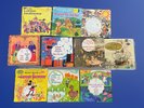 10x Kids Record Vinyl Set Children Mini 7'' inch Mickey Mouse Winnie Pooh Story