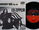 LED ZEPPELIN Immigrant Song M- SLEEVE  rare Sweden 45 PSYCH prog swedish HEAR