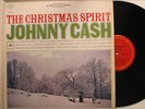 Johnny Cash Lp The Christmas Spirit On Columbia - Vg++ / Vg++
