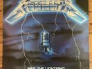 Metallica Ride the Lightning Silver Label Megaforce OG US 1984 Press MRI 769