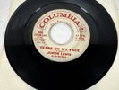 JUNIOR LEWIS *Tears On My Face / Too Bad* 1961 Vinyl Columbia Promo 45rpm