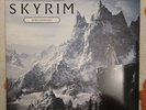 Elder Scrolls V Skyrim Atmospheres LP Blue Glow Dust Sand Filled Vinyl In Hand
