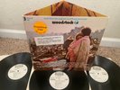 SUPER RARE 3-LP WHITE LBL PROMO = WOODSTOCK = 1970 Orig HENDRIX WHO AIRPLANE SLY