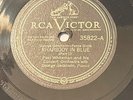 RHAPSODY IN BLUE PART 1 & 2 by PAUL WHITEMAN & GEORGE GERSHWIN on 12 INCH VICTOR