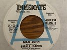 SMALL FACES - MAD JOHN / THE JOURNEY, IMMEDIATE ZS7-5012, WLP, 45 RPM, 1969, NM