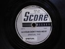 Spiritual Five Black Gospel 78 Saviour Dont Pass Me By bw Precious Lord on Score