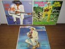 3 Hank Williams Sr Vinyl LP Records Moanin the Blues Ramblin' Man Lonesome Sound