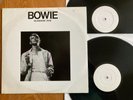 EX+ DAVID BOWIE Live In Glasgow 1978 2lp WHITE LABEL Bowie Fan Club Issue