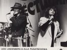 Udo Lindenberg Alla Pugatschowa Photo Black And White Press Promo Circa 1980's