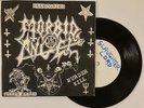 MORBID ANGEL/SLAUGHTER LORD split 7” RARE TEST PRESS FANCLUB