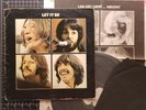 THE BEATLES Let It Be LP DENMARK PRESS w/ NEWS ARTICLE Vinyl IMPORT VG Get Back