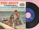 TOM JONES - THUNDERBALL + 3 - DECCA 457 096 ( 1966 ) POCHETTE RARE - JAMES BOND