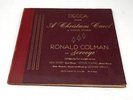 3x12” Decca 78 RPM Set - A Christmas Carol - Ronald Colman Victor Young 290 V+