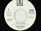 70s Soul 45 - Charles Mann - It's All Over - ABC - VG+ promo
