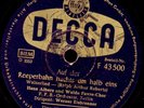 HANS ALBERS Auf der Reeperbahn nachts um halb eins/ La Paloma  Schellack S9131