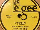SCHELLACK Bill Russo And His Orchestra Ennui / Sposin Dee Gee