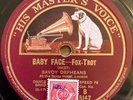SCHELLACK The Savoy Orpheans How Many Times / Baby Face His Masters Voice