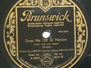 SCHELLACK Duke Ellington And His Orchestra Slippery Horn / Drop Me Off At Harlem