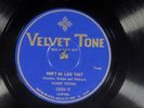 78 RPM -- Annette Hanshaw (as Patsy Young), Velvet Tone 1829, E+ Jazz