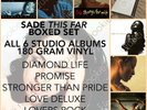 6LP Box Set Sade This Far 180 Gram Vinyl Love Deluxe Lovers Rock Soldier Love +