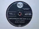 ELVIS PRESLEY - Santa Bring My Baby Back / Santa Claus Is Back 78 rpm disc (A+)