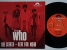THE WHO The Seeker RARE Norway 45 norwegian Here For More garage psych prog HEAR